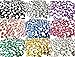 CraftbuddyUS 80 Purple Faceted Acrylic Sew On, Stick on Diamante Crystal Rhinestone Gems