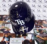 2010 Tampa Bay Rays Team Signed Full Size Authentic Helmet - Autographed MLB Helmets and Hats