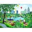 At the Park 1000pc Jigsaw Puzzle by Robert LoGrippo