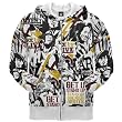 Bob Marley - Bolt All Over Zip Hoodie