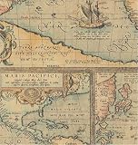 World Map / Kraft, 24x100 Roll Gift Wrap