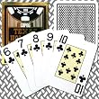 CopagT Poker Size Texas Holdem Design Jumbo Index - Black (fls)