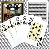 CopagT Poker Size Texas Holdem Design Jumbo Index - Black