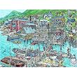 Coastal Village Jigsaw Puzzle 300pc