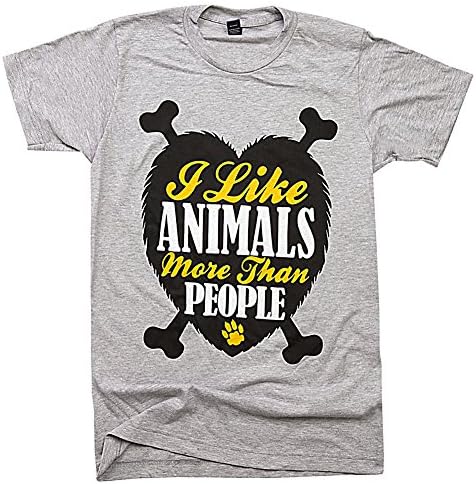 Funny Animal Rescue Shirt - I Like Animals More Than People - Unisex Tee