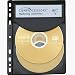 Compucessory DVD Filing Sleeve Plastic Multipunched for 2 Disks Ref CCS25501 [Pack 20]