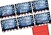 Note Card Cafe Patriotic Greeting Cards Set with Red Envelopes | 72 Pack | Blank Inside, Glossy Cover | Patriotic Phrases | For July Fourth, Christmas, Holidays, Birthdays, Thank Yous, Ceremonies