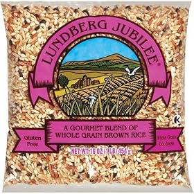 Lundberg Jubilee, Gourmet Blend of Whole Grain Brown Rice, 16-Ounce Units (Pack of 6)