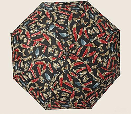 Window of Soul High Heels Folding Umbrella Uv Protection Umbrella Fold Individuality Umbrella