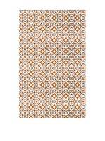 Huella deco Alfombra de Vinilo (Marrón/Multicolor)