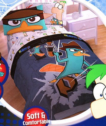 Phineas and Ferb "Agent P" Microfiber Twin Comforter