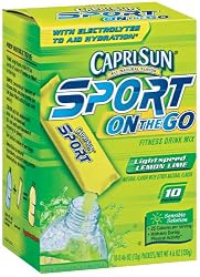 Capri Sun Sport On the Go Lightspeed Lemon-Lime, 4.6-Ounce, 10-Count Boxes (Pack of 6)