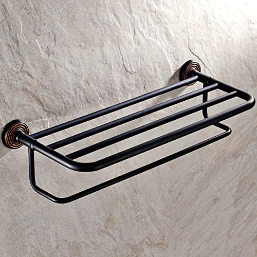 Antique towel rack/Towel rack/All copper bathroom shelving