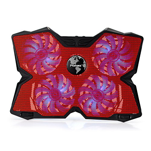 [Best 4 Fans Laptop Cooler] Ptatoms 15.6