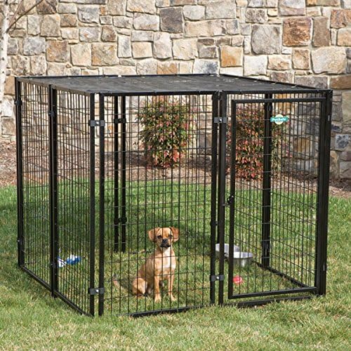 Fence Master Cottageview Dog Kennel - 5' W x 5' D x 4' H - HBK11-11799
