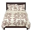 BURGUNDY Maxine Paisley Print 310Tc Duvetset - KING