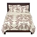 Maxine Paisley Print 300Tc Duvet Set - Burgundy