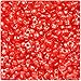 BEADTIN Ruby Red Transparent 11mm TriBead Craft Beads (600pc)
