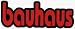 Bauhaus - Red & Black Logo - Large Jumbo Vinyl Sticker / Decal