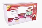Rubbermaid 7J98 Easy Find Lid 24-Piece Food Storage Containers