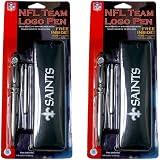 Pro Specialties New Orleans Saints Team Logo Fine Writing Pens (Set of 2)