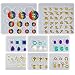 Funshowcase Jewelry Mini Parts Resin Epoxy Silicone Molds 7-in-Set