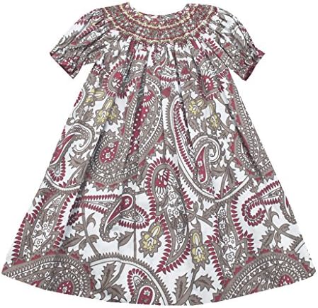 Le Za Me Autumn Paisley Bishop Dress - Baby Girl'S Size 12M