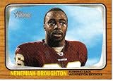 2005 Topps Heritage 278 Nehemiah Broughton (Football Cards) (RC - Rookie Card)