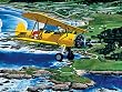 Stearman Over Cypress Point Jigsaw Puzzle 1000pc