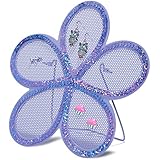 3C4G Sequin Flower Earring Stands, Purple