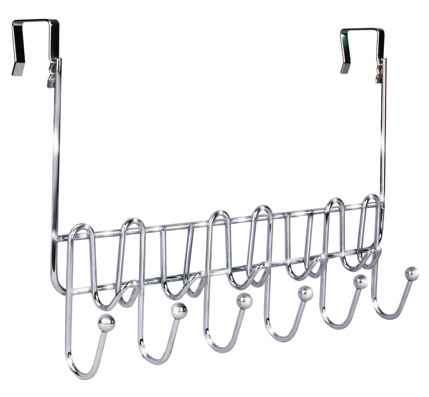 Over The Door 6 Hook Hanger Organizer Hanging Coat Rack Holder Bracket