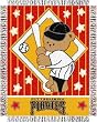Pittsburgh Pirates Acrylic Triple Woven Jacquard Baby Blanket/Throw (36"x46") - MLB Baseball