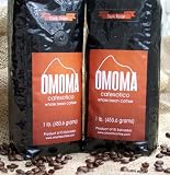 Omoma European Dark Roast Whole Bean Coffee 2-Pack