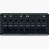 Blue Sea 8371 Panel Waterproof Cb 12Vdc 8 Pos - Electrical Components - Blue Sea System by BLUE SEA SYSTEM