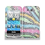 Black Blue Pink Green Yellow Colorful Rainbow Zebra Full Diamond Bling Snap ....