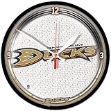 ANAHEIM DUCKS OFFICIAL 12.75" DIAMETER NHL WALL CLOCK