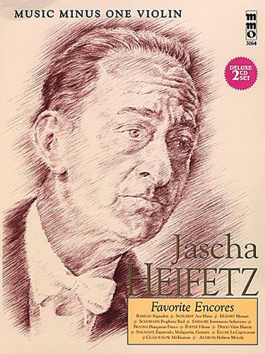 Jascha Heifitz Favorite Encores Violin Book And 2 CD Set