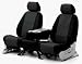 Coverking Custom Seat Covers Leatherette 2-Tone Black-Charcoal Best fitted for 1989 to 1993 Corvette