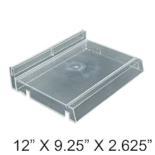 Azar 225831 Modular Cosmetic Tray with Adjustable Track Kit