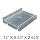 Azar 225831 Modular Cosmetic Tray with Adjustable Track Kit