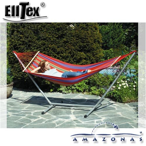 The Jet Set - Consisting Of a Colourfull Swinging Hammock with Stand For Outdoor Or Indoor Use