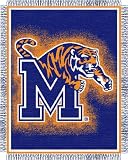 MEMPHIS TIGERS 48x 60 Triple Woven Jacquard KNIT THROW BLANKET