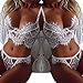 Bolayu Sexy Women Lingerie Lace Babydoll Underwear Nightwear Sleepwear G-string Dress (S, White)