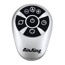 Air King 8132 Oscillating Ceramic Heater with Programmable Thermostat, 7-hour Timer and Remote Control