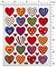 Jazzstick 240 Colorful Valentine Heart Decorative Sticker 10 sheets (VST01A06)