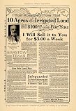 1908 Ad Pecos Valley Land & Irrigation Acres Land Sale - Original Print Ad