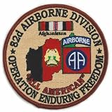 82nd Airborne Division Operation Enduring Freedom Patch