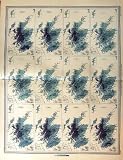 Map Scotland 1912 Monthly Average Rainfall Chart