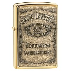 Zippo 1350003 Feuerzeug Jack Daniel's Label Brass