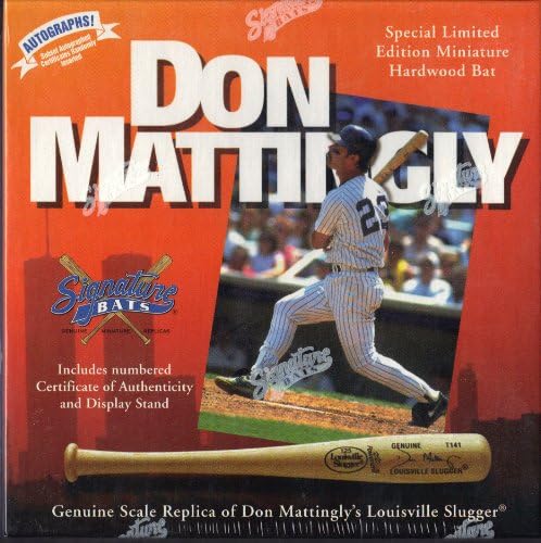 Don Mattingly Replica Bat by Signature Bats, in package